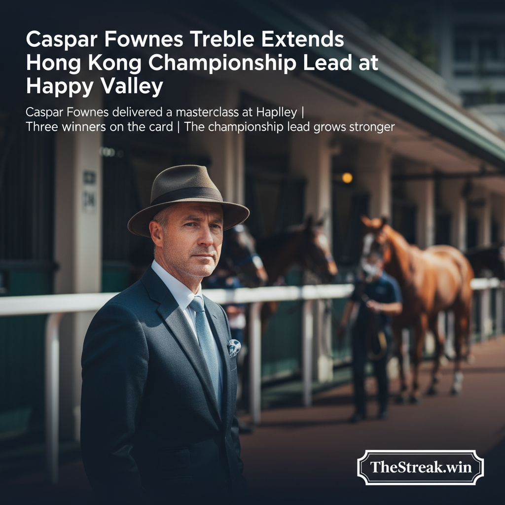 Caspar Fownes Treble Extends Hong Kong Championship Lead at Happy Valley - Image 2