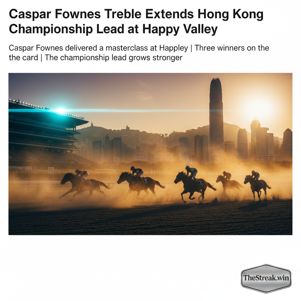 Caspar Fownes Treble Extends Hong Kong Championship Lead at Happy Valley - Image 3