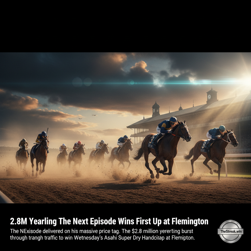 $2.8M Yearling The Next Episode Wins First-Up at Flemington - Image 3