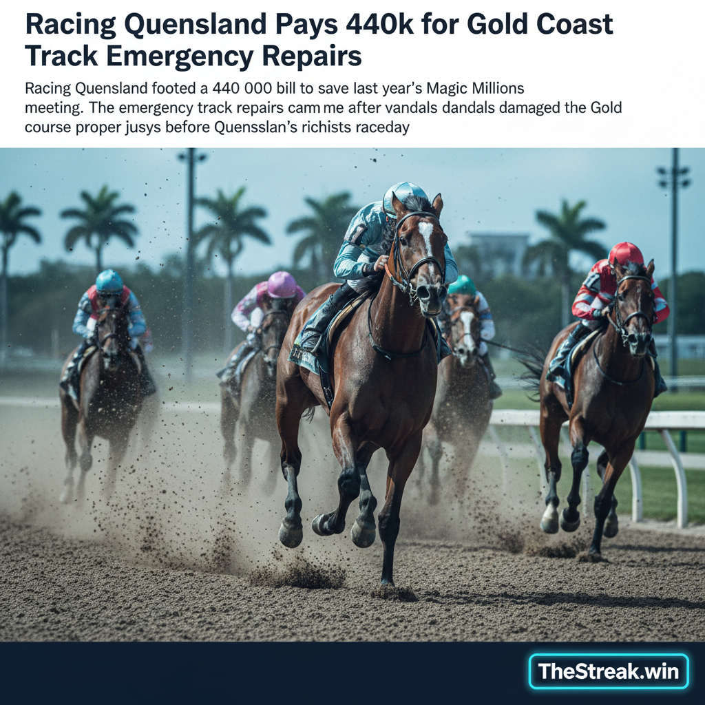 Racing Queensland Pays $440k for Gold Coast Track Emergency Repairs - Image 1