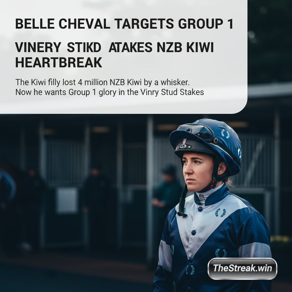 Belle Cheval targets Group 1 Vinery Stud Stakes after NZB Kiwi heartbreak - Image 2
