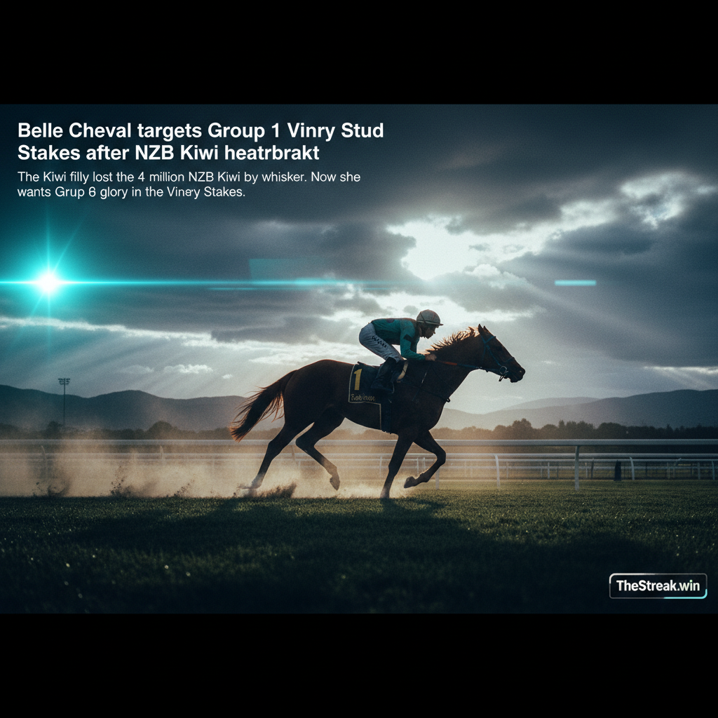Belle Cheval targets Group 1 Vinery Stud Stakes after NZB Kiwi heartbreak - Image 3