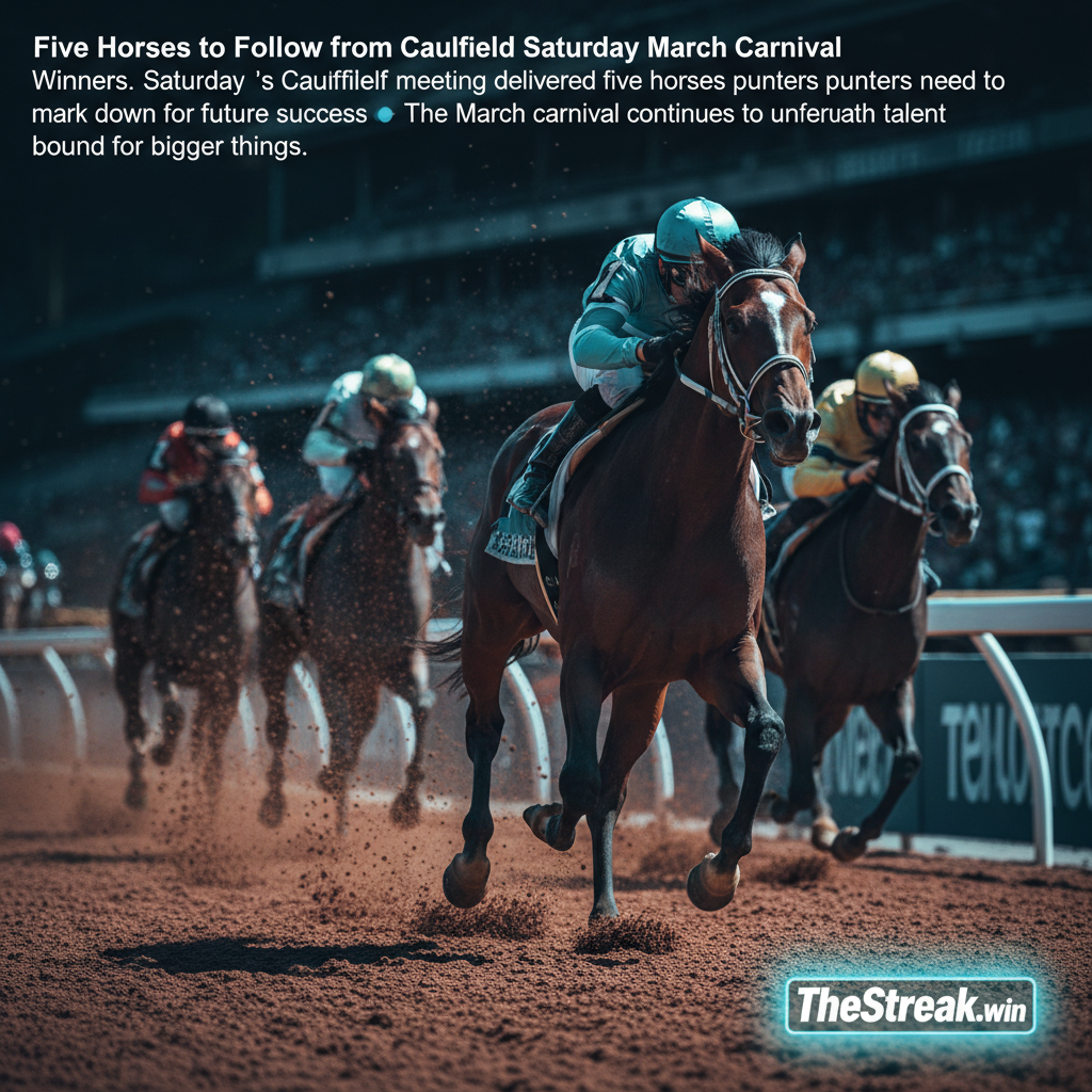 Five Horses to Follow from Caulfield Saturday - March Carnival Winners - Image 1