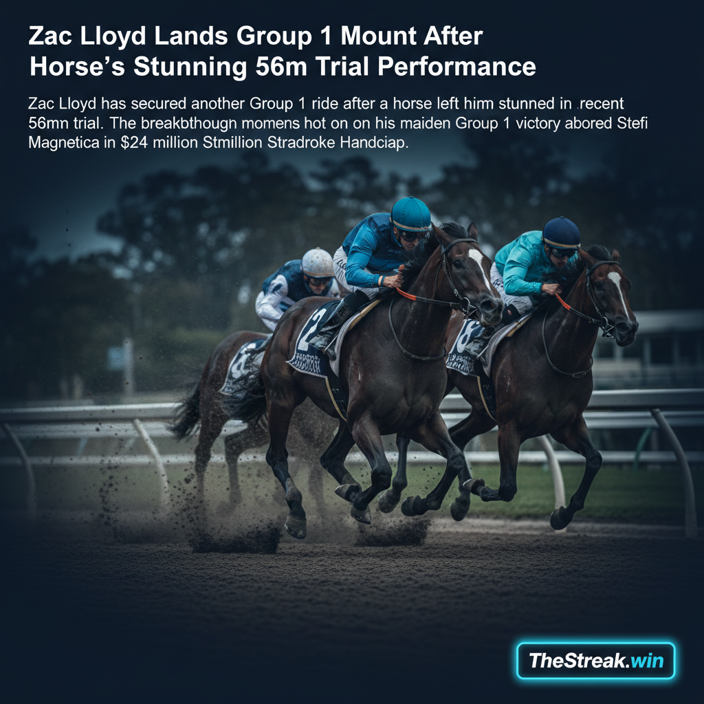 Zac Lloyd Lands Group 1 Mount After Horse's Stunning 56m Trial Performance - Image 1