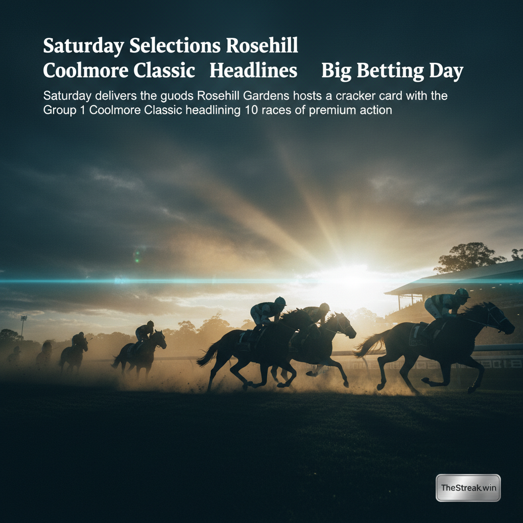 Saturday Selections: Rosehill Coolmore Classic Headlines Big Betting Day - Image 3
